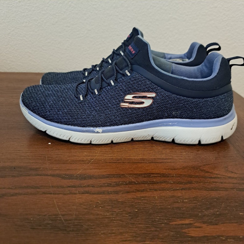 Skechers Sport Women Flex Appeal 4.0 Brilliant View Navy Lavender Sneakers 7
